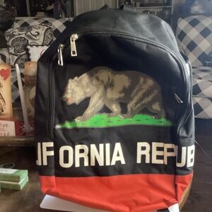 Black and Red Backpack